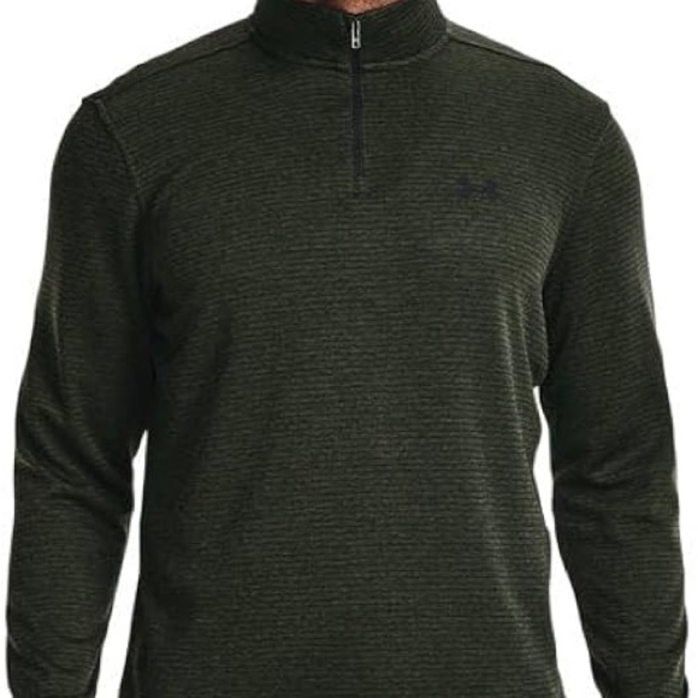Under Armour Men's Storm SweaterFleece 1/4 Zip Pullover in green